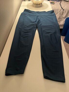 Old Navy Active Elevate Go-Dry XXL Leggings Deep Teal Blue Green